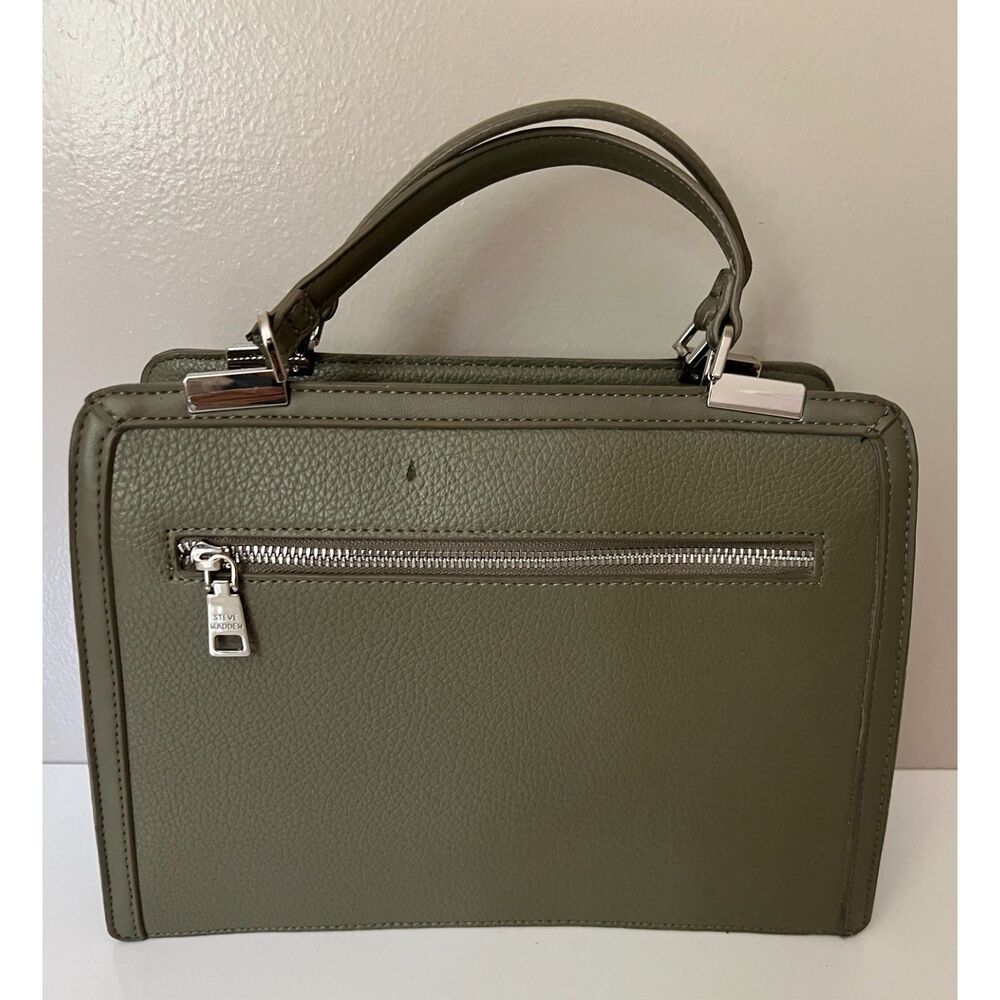 Steve Madden Bmatteo Top Handle Satchel In Olive … - image 7
